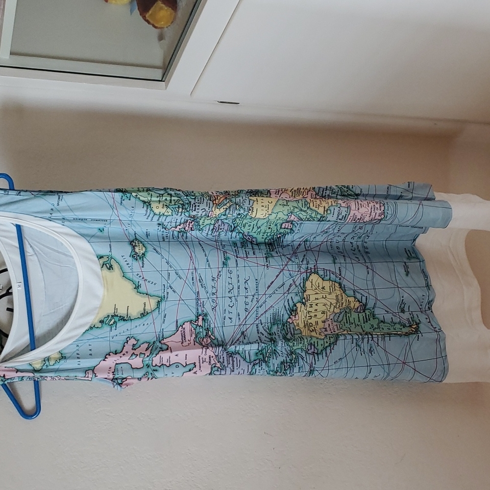 Brand new map dress